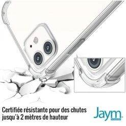 Coque Silicone Transparente Renforcée Pour Galaxy S22 - Drop-test 2 Mètres JAYM® -All For Phone Magasin coque galaxy s22 frac4511 3