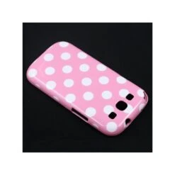 Coque Galaxy S3 Points Rose