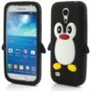 Coque Silicone Galaxy S4 Mini Pingouin Noir -All For Phone Magasin coque galaxy s4 frac2596