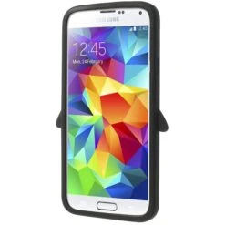 Coque Silicone Galaxy S5 Pingouin Noir -All For Phone Magasin coque galaxy s5 frac2597 2