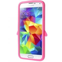 Coque Silicone Galaxy S5 Pingouin Fushia -All For Phone Magasin coque galaxy s5 frac2598 2