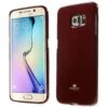 Coque Galaxy S6 Edge Silicone Gel Mercury Rouge