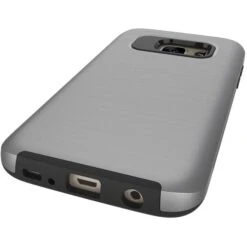 Coque Antichoc Galaxy S6 Aspect Brossé Gris -All For Phone Magasin coque galaxy s6 frac2393 3