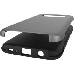 Coque Antichoc Galaxy S6 Aspect Brossé Gris -All For Phone Magasin coque galaxy s6 frac2393 4