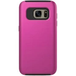 Coque Antichoc Galaxy S6 Aspect Brossé Fushia -All For Phone Magasin coque galaxy s6 frac2394 2