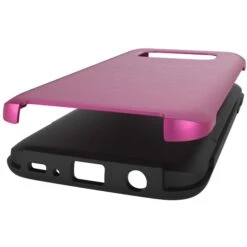 Coque Antichoc Galaxy S6 Aspect Brossé Fushia -All For Phone Magasin coque galaxy s6 frac2394 4