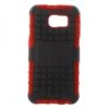 Coque Antichoc Galaxy S6 Hybride Avec Support Rouge -All For Phone Magasin coque galaxy s6 frac4055