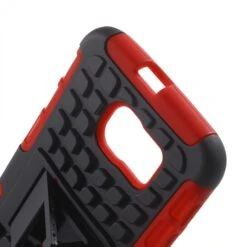 Coque Antichoc Galaxy S6 Hybride Avec Support Rouge -All For Phone Magasin coque galaxy s6 frac4055 5