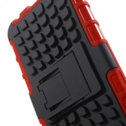 Coque Antichoc Galaxy S6 Hybride Avec Support Rouge -All For Phone Magasin coque galaxy s6 frac4055 6