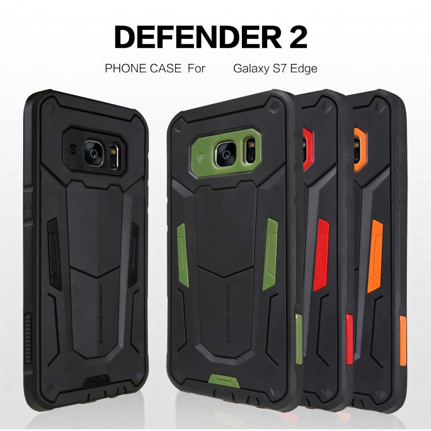 Coque Galaxy S7 Edge Anti-choc Hybrid Nillkin Defender 2 Noir 17 Coque Galaxy S7 Edge Anti-choc Hybrid Nillkin Defender 2 Noir – Image 15