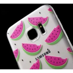 Coque Silicone Galaxy S7 Edge Pastèque Blanc -All For Phone Magasin coque galaxy s7 edge frac2411 4