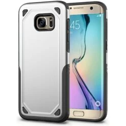 Coque Antichoc Samsung Galaxy S7 Hybride Argent -All For Phone Magasin coque galaxy s7 frac2188 1