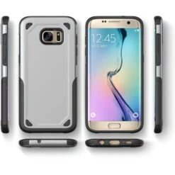 Coque Antichoc Samsung Galaxy S7 Hybride Argent -All For Phone Magasin coque galaxy s7 frac2188 5