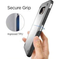 Coque Antichoc Samsung Galaxy S7 Hybride Argent -All For Phone Magasin coque galaxy s7 frac2188 6