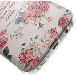 Coque Galaxy S7 Belles Fleurs Blanc -All For Phone Magasin coque galaxy s7 frac2336 4