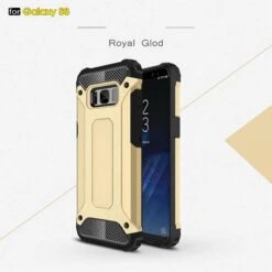 Coque Galaxy S8 Antichoc Hybrid Armor Guard Or