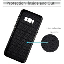 Coque Galaxy S8 Rigide Style Carbon Fibre Noir -All For Phone Magasin coque galaxy s8 frac1559 18