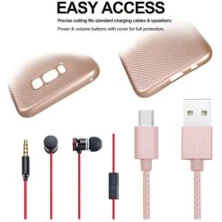 Coque Galaxy S8 Rigide Style Carbon Fibre Or -All For Phone Magasin coque galaxy s8 frac1562 1