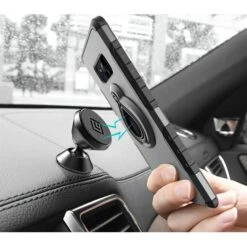 Coque Hybride Antichoc Samsung Galaxy S8 Avec Anneau Gris -All For Phone Magasin coque galaxy s8 frac2173 5