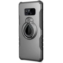 Coque Hybride Antichoc Samsung Galaxy S8 Avec Anneau Gris -All For Phone Magasin coque galaxy s8 frac2173 9