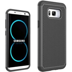 Coque Galaxy S8 Plus Silicone Football Grain Noir -All For Phone Magasin coque galaxy s8 plus frac1549 15