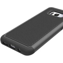 Coque Galaxy S8 Plus Silicone Football Grain Noir -All For Phone Magasin coque galaxy s8 plus frac1549 18