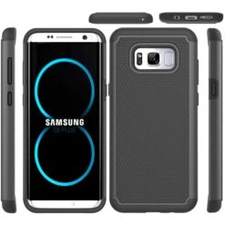 Coque Galaxy S8 Plus Silicone Football Grain Noir -All For Phone Magasin coque galaxy s8 plus frac1549 19