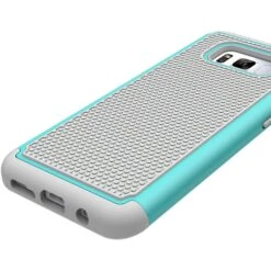 Coque Galaxy S8 Plus Silicone Football Grain Turquoise -All For Phone Magasin coque galaxy s8 plus frac1550 3