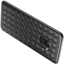 Coque Galaxy S9 Silicone Tissé Baseus Noir -All For Phone Magasin coque galaxy s9 frac2234 5
