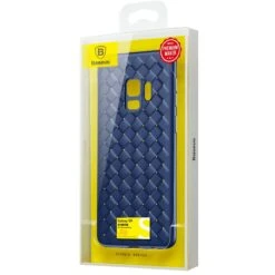 Coque Galaxy S9 Silicone Tissé Baseus Bleu -All For Phone Magasin coque galaxy s9 frac2236 2
