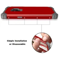 Coque Galaxy S9 Hybride Antichoc En 3 éléments Rouge -All For Phone Magasin coque galaxy s9 frac2249 10