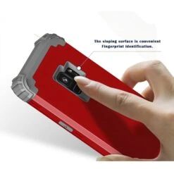 Coque Galaxy S9 Hybride Antichoc En 3 éléments Rouge
