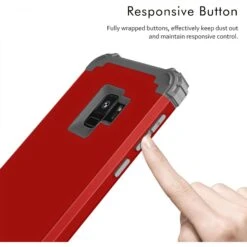 Coque Galaxy S9 Hybride Antichoc En 3 éléments Rouge -All For Phone Magasin coque galaxy s9 frac2249 7