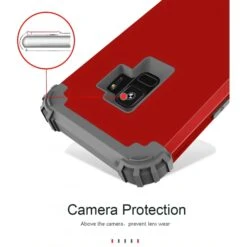 Coque Galaxy S9 Hybride Antichoc En 3 éléments Rouge -All For Phone Magasin coque galaxy s9 frac2249 8