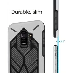 Coque Galaxy S9 Antichoc Geometric Argent -All For Phone Magasin coque galaxy s9 frac2265 3