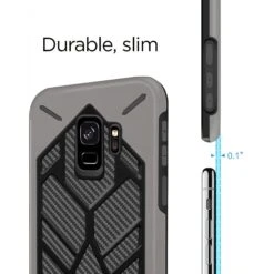 Coque Galaxy S9 Antichoc Geometric Gris -All For Phone Magasin coque galaxy s9 frac2266 3