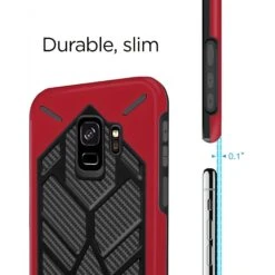 Coque Galaxy S9 Antichoc Geometric Rouge -All For Phone Magasin coque galaxy s9 frac2267 3