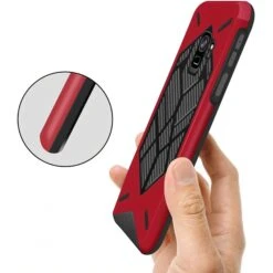 Coque Galaxy S9 Antichoc Geometric Rouge -All For Phone Magasin coque galaxy s9 frac2267 4