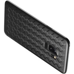 Coque Samsung Galaxy S9 Plus Silicone Tissé Baseus Noir -All For Phone Magasin coque galaxy s9 plus frac2237 3