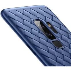 Coque Samsung Galaxy S9 Plus Silicone Tissé Baseus Bleu -All For Phone Magasin coque galaxy s9 plus frac2239 4
