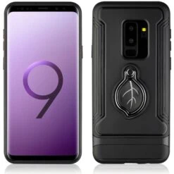 Coque Galaxy S9 Plus Antichoc Feuille Magnétique Noir -All For Phone Magasin coque galaxy s9 plus frac2257 2