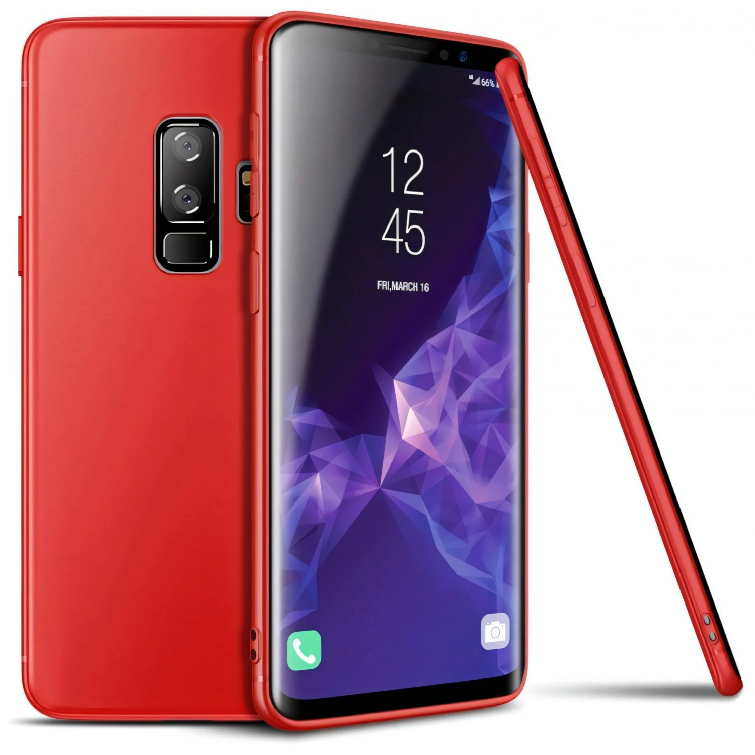 Coque Samsung Galaxy S9 Plus Cafele Frosted Rouge 3 Coque Samsung Galaxy S9 Plus Cafele Frosted Rouge