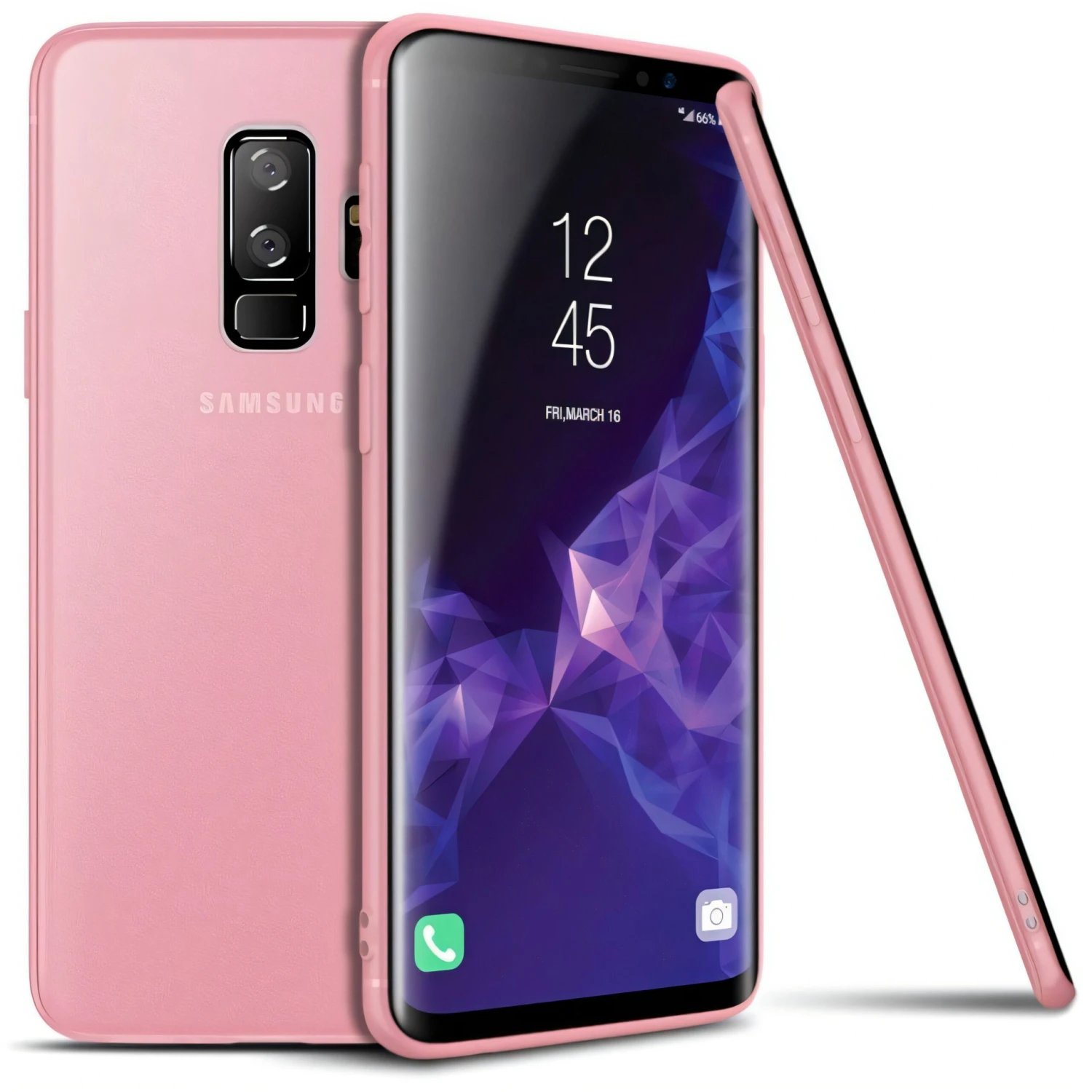 Coque Samsung Galaxy S9 Plus Cafele Frosted Rose 3 Coque Samsung Galaxy S9 Plus Cafele Frosted Rose