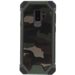 Coque Antichoc Galaxy S9 Plus Hybride Camouflage Vert