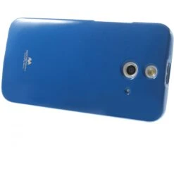 Coque HTC One E8 Silicone Mercury Bleu Foncé -All For Phone Magasin coque htc one e8 frac873 2