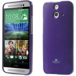 Coque HTC One E8 Silicone Mercury Violet
