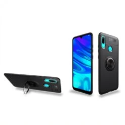 Coque Silicone Honor 10 Lite / P Smart 2019 Avec Anneau Noir -All For Phone Magasin coque huawei honor 10 lite frac3010 9