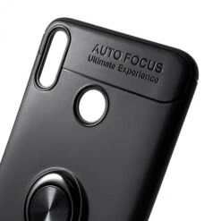 Coque Silicone Honor 8X Max Avec Anneau Rotatif Noir -All For Phone Magasin coque huawei honor 8x max frac2977 4