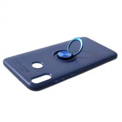 Coque Silicone Honor 8X Max Avec Anneau Rotatif Bleu -All For Phone Magasin coque huawei honor 8x max frac2978 3