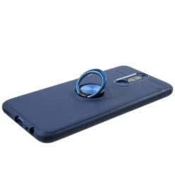 Coque Silicone Huawei Mate 10 Lite Metal Finger Noir -All For Phone Magasin coque huawei mate 10 lite frac2492 13